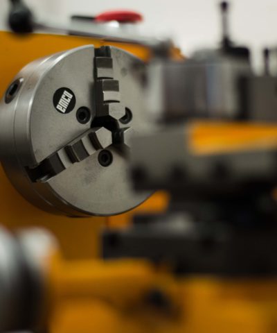 Emco Lathe, pic showin closeup of chuck.